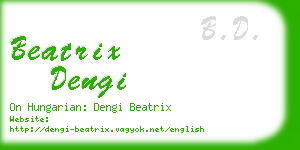 beatrix dengi business card